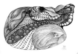 metanoia series abstract entitled hokem artist Rosemarie K. Robuck
