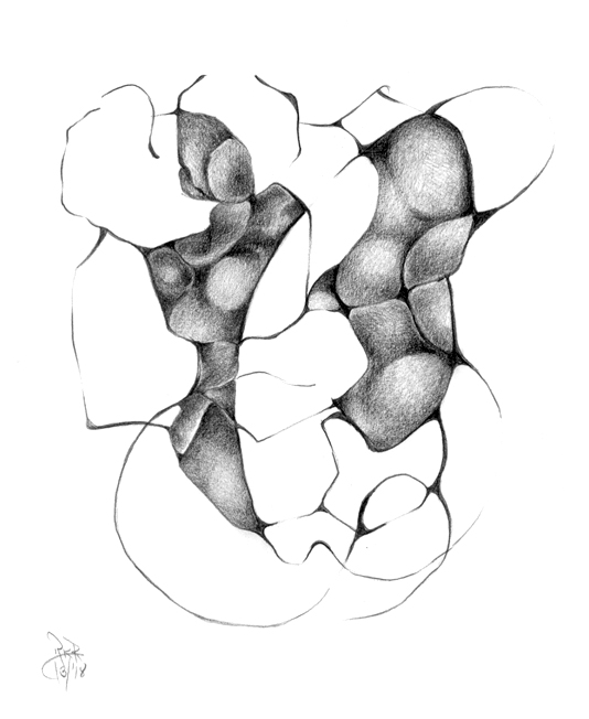 metanoia series abstract entitled pulse artist Rosemarie K. Robuck