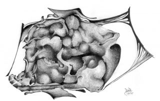metanoia series abstract entitled turbidity artist Rosemarie K. Robuck